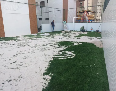 Preparação de área — Cond. Mansão Prof. Magalhães Neto, Pituba