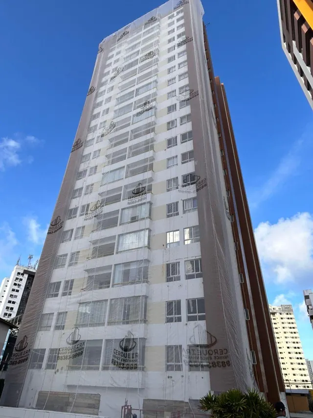Cond. Edf. Mansão do Atlântico — Pituba, obra da Cerqueira Avance