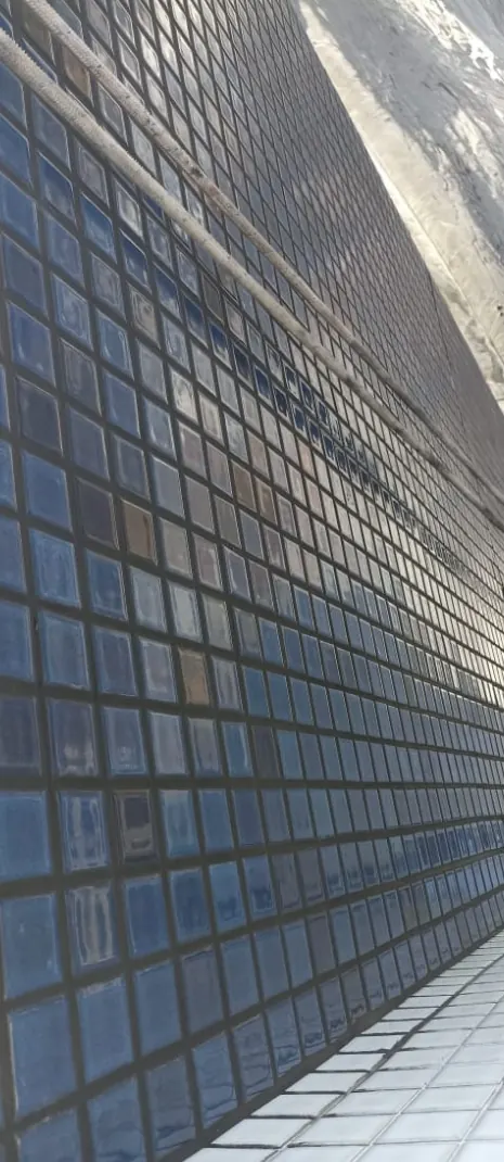 Retirada de excesso de rejunte — Cond. Nobre do Parque Residence, Pituba